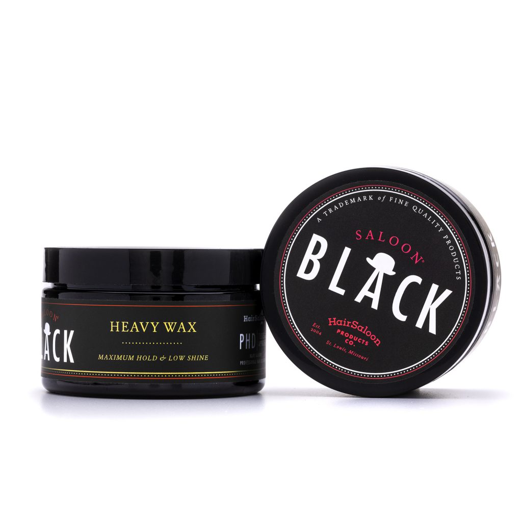 Saloon Black Heavy Wax